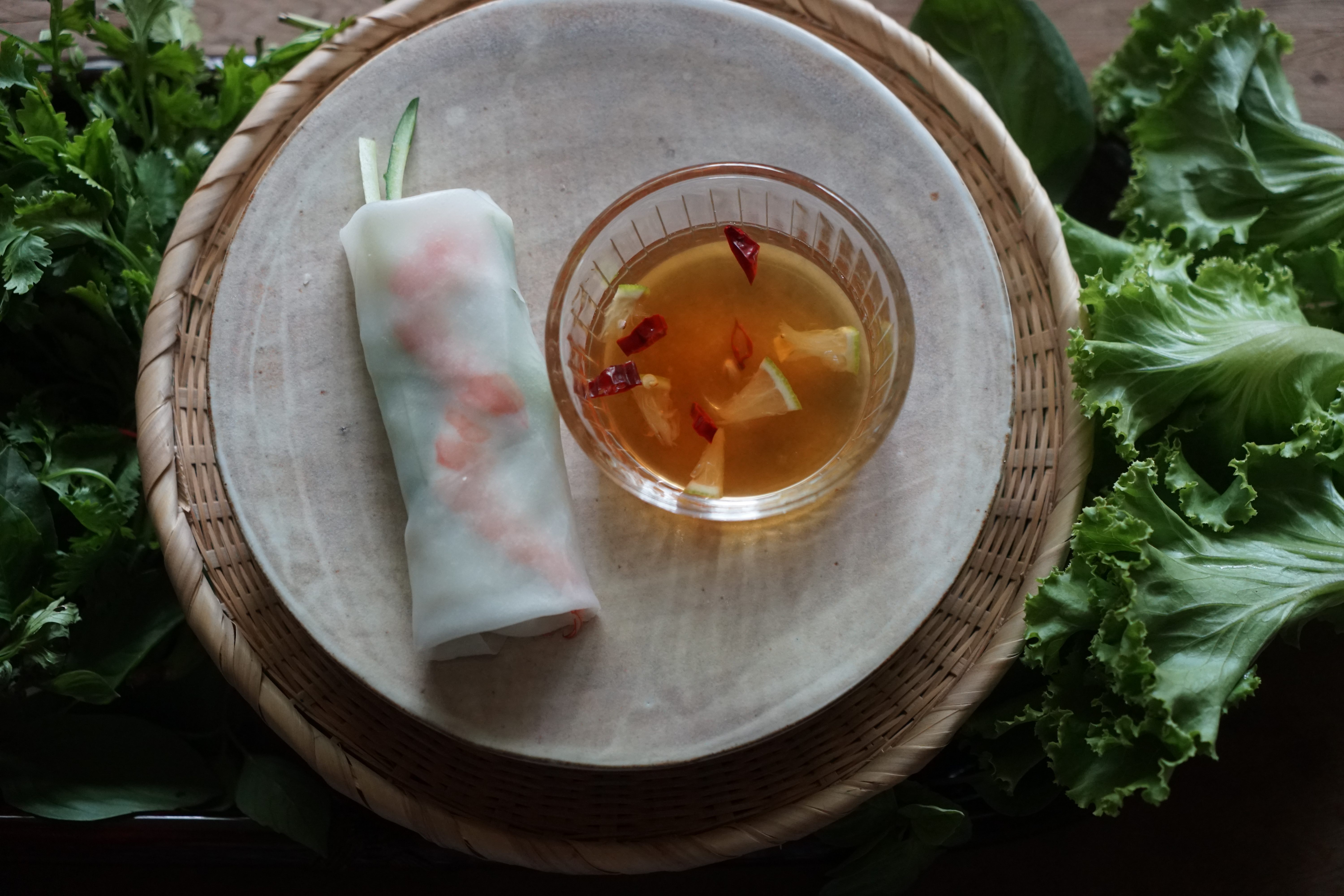 盧怡安專欄／包進越南生春捲裡的 台式噴汁脆蔬