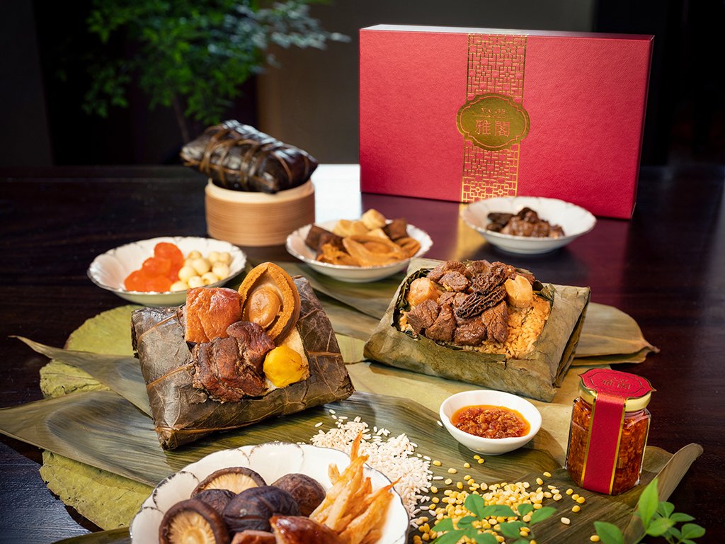 米其林端午賀禮  台北文華東方酒店雅閣推出鮑魚及和牛粽