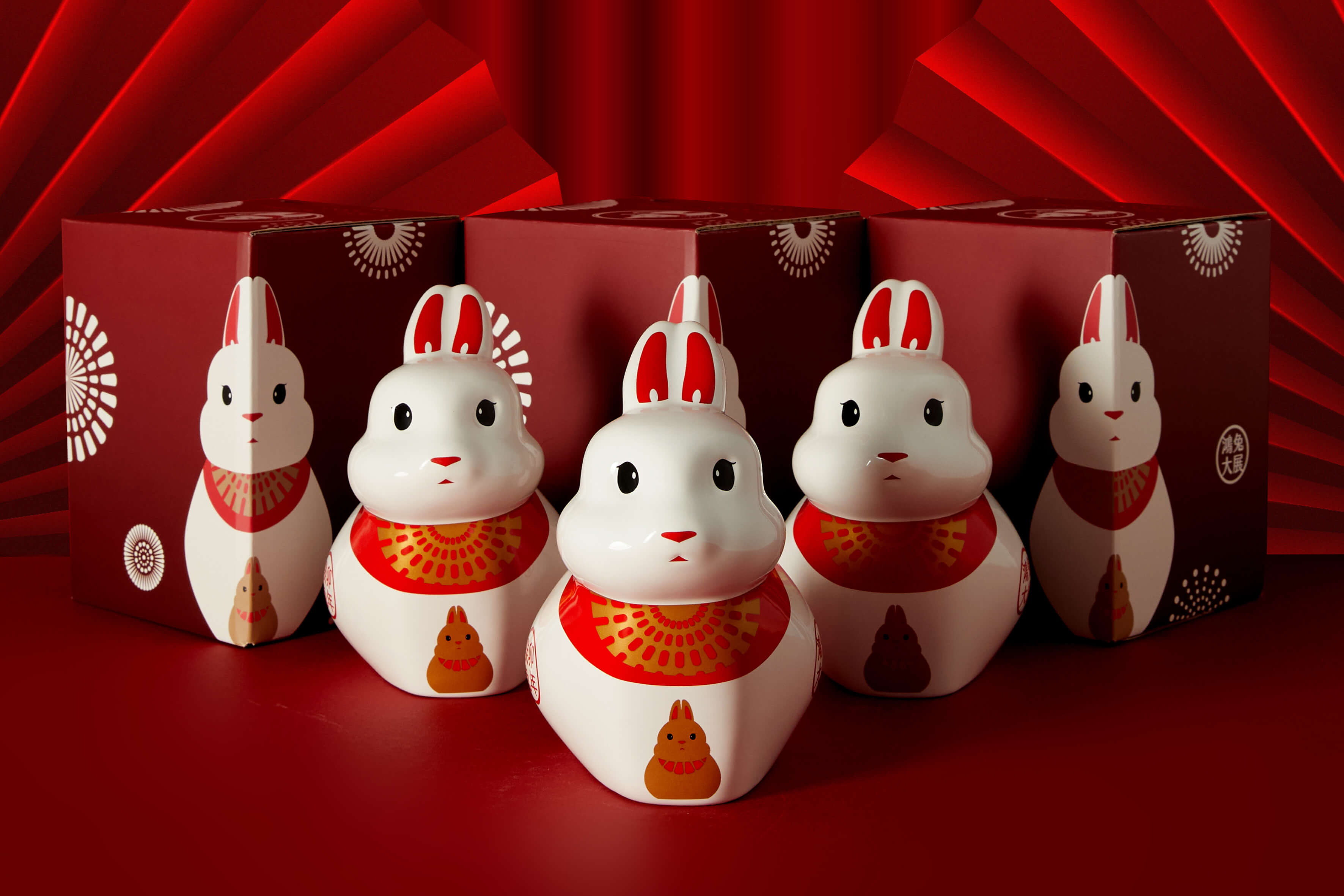 全家聯名雙好與鶯歌陶瓷品牌 推出2023鴻兔大展禮盒