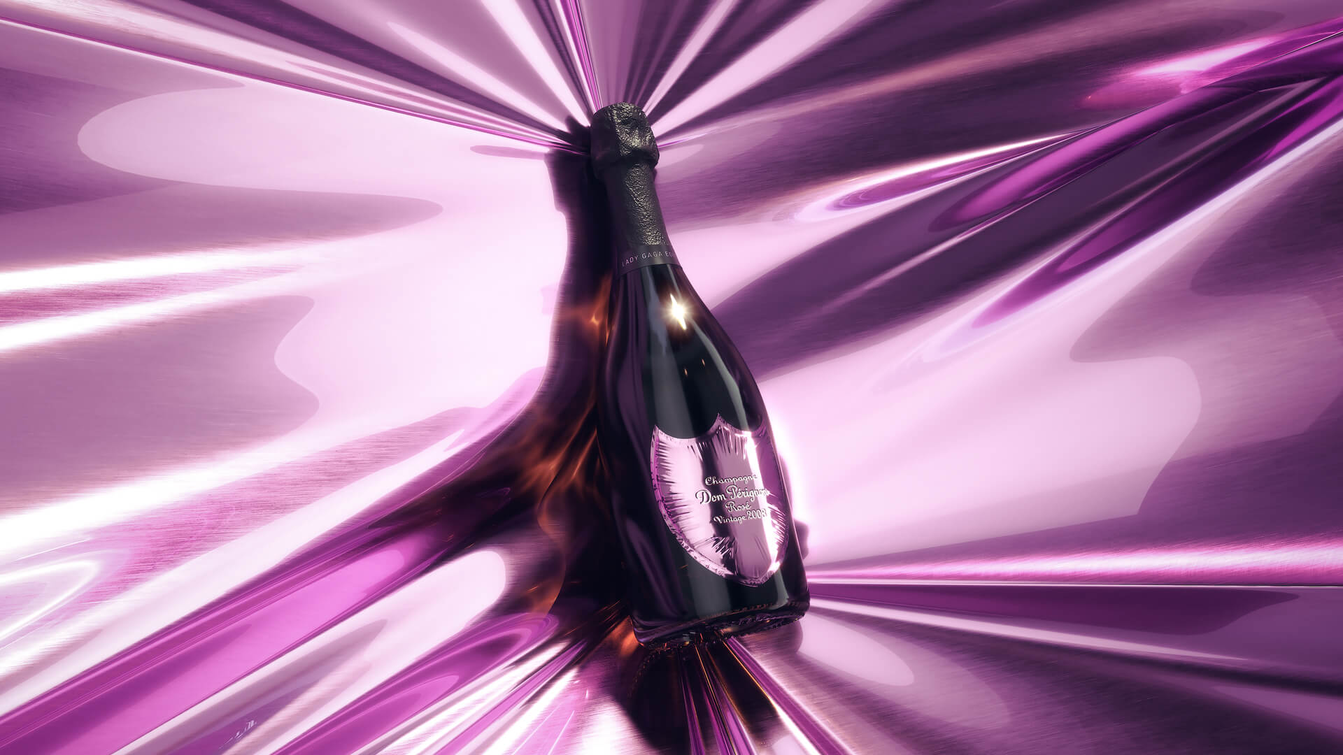 香檳王二度攜手女神卡卡 2008年粉紅香檳限量上市